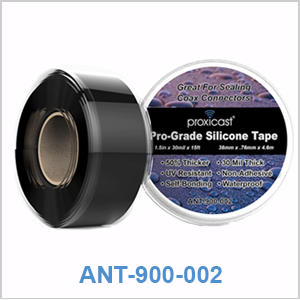 Silicone coax sealing tape