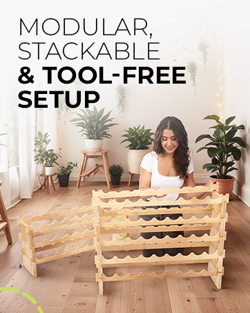 72 bottle wine rack