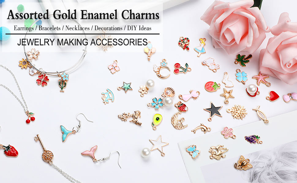 Jewelry Making Charms Assorted Pendants