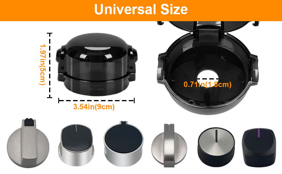 Stove Knob Lock BK