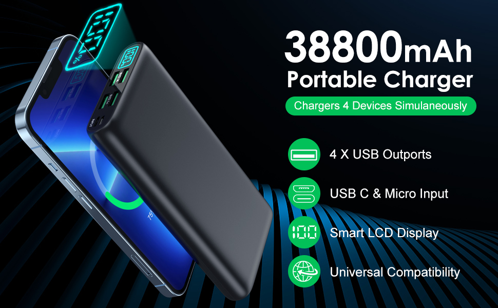 Portable Charger 38800mah