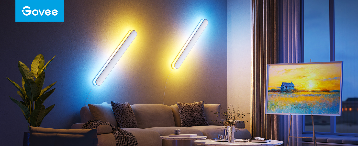 Govee wall sconce plug in wall mount wall lamp smart wall lights