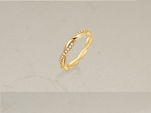 gold earrings