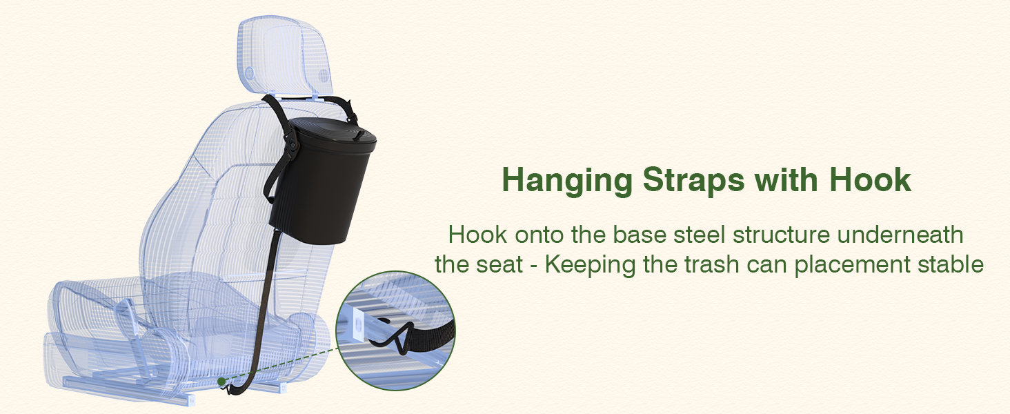 mini trash can for car