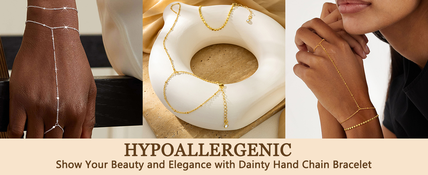 ring bracelet hand chain