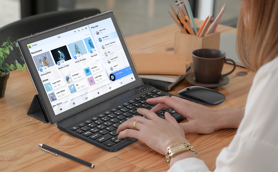 2 in 1 tablet with keyboard