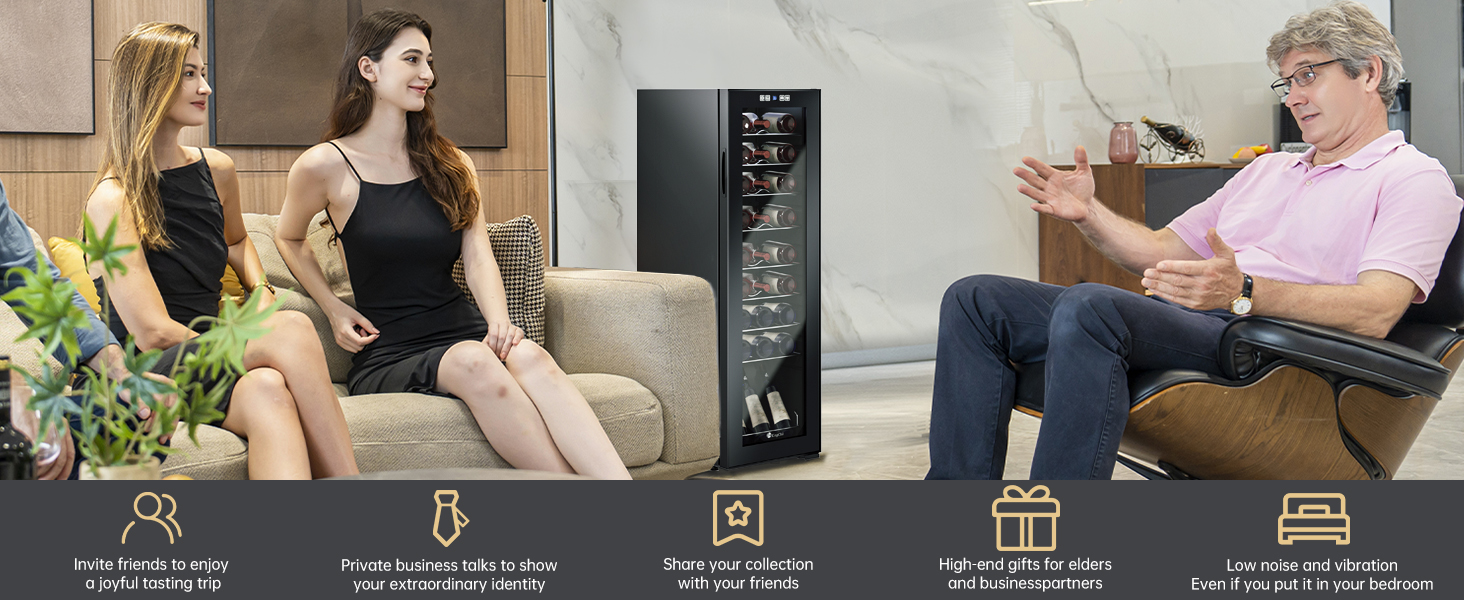 模块三04:76WS-27 bottles Wine cooler