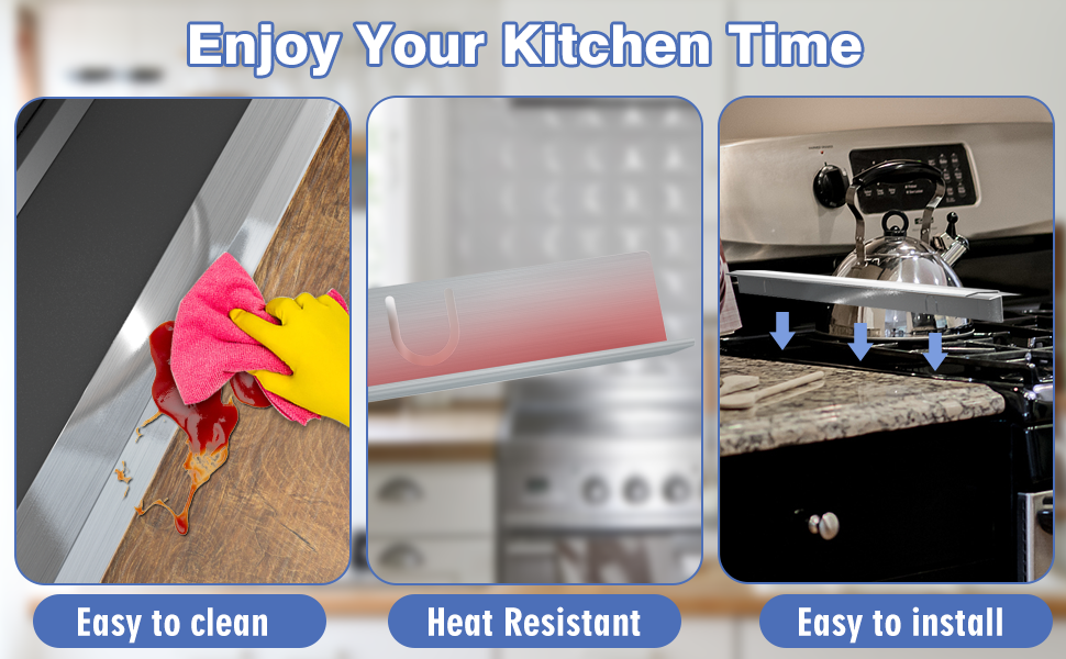 Stove Gap Covers Stainless Steel