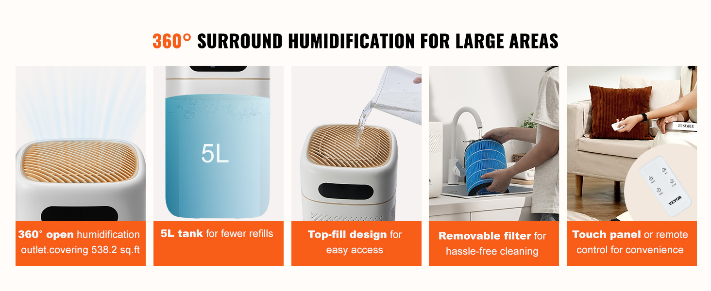 humidifier with filter