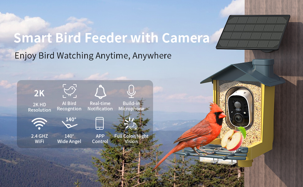 smart bird feeder with camera
