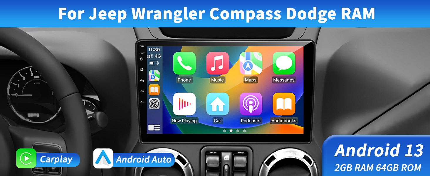 Car Radio for Jeep Dodge