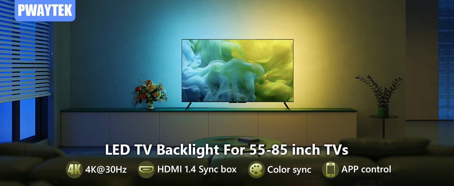 TV LED Backlight led Strip Lights for bedroom