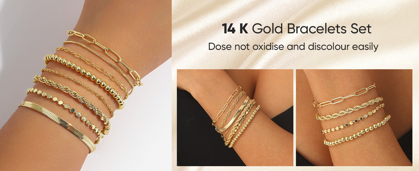 8PCS bracelets set