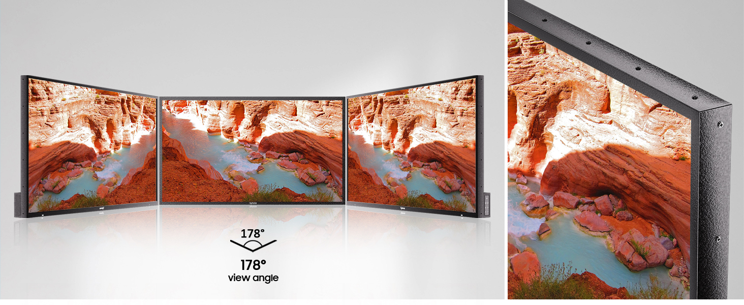 outdoor TV with wide view angle metal shell