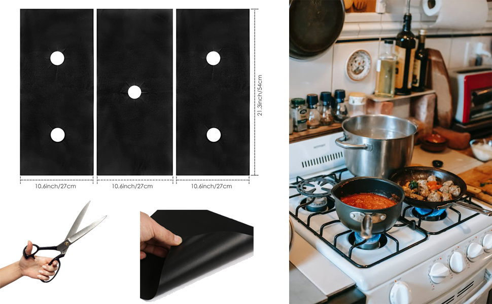 3Pcs Stove Protector For Gas Range