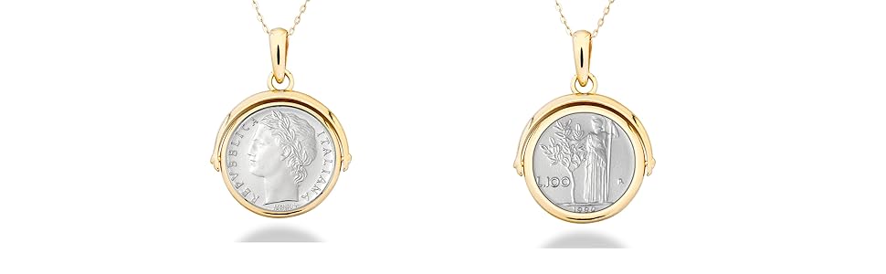 Flip 100 Lira Pendant