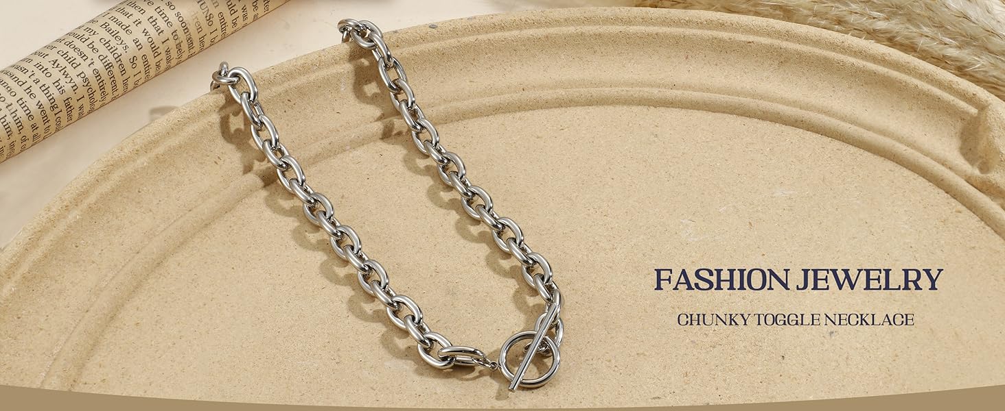 Chunky Paperclip Chain Necklace
