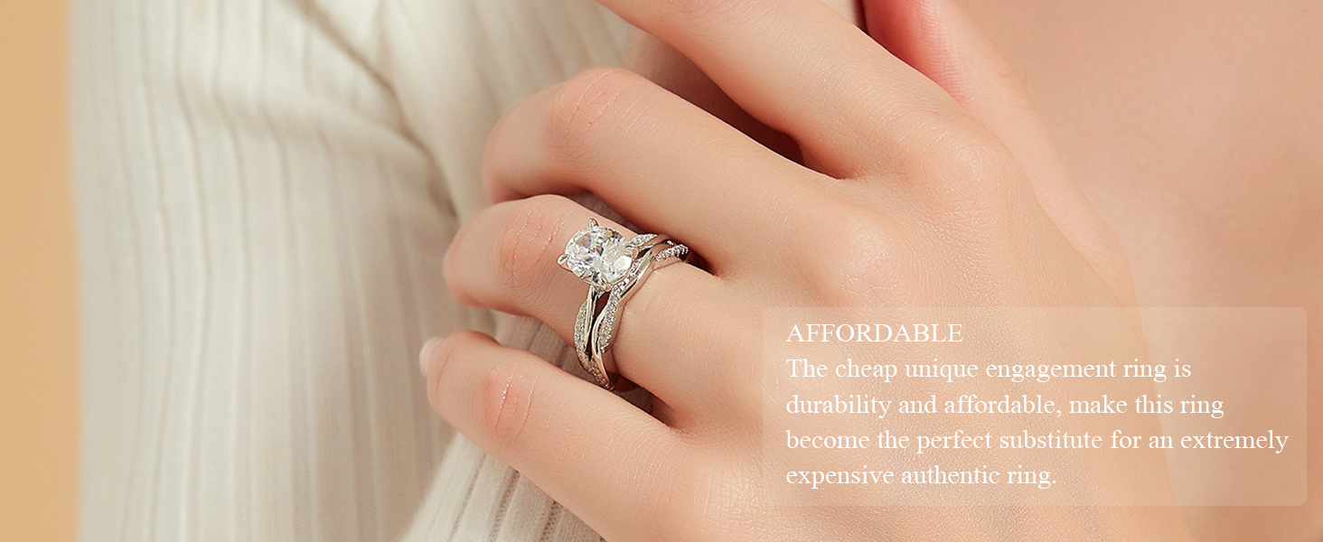 wedding rings set