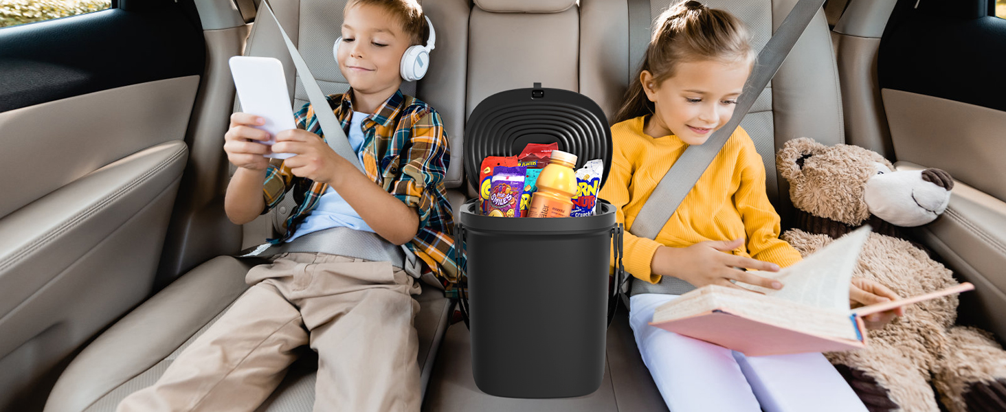 trash can for car