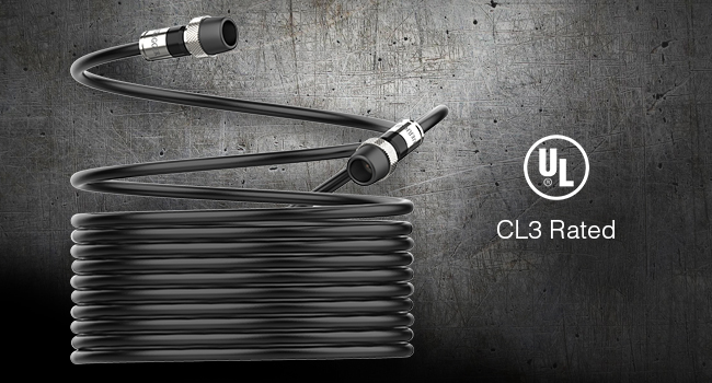 BlueRigger outdoor wires CL3 rated exceptional signal video quality durable weatherproof PVC jacket