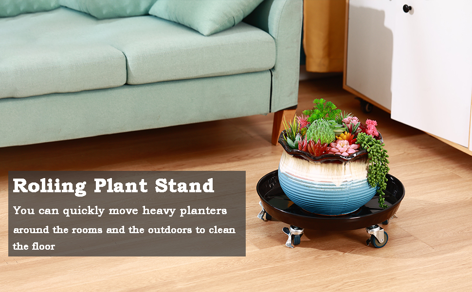 plant caddy with wheels