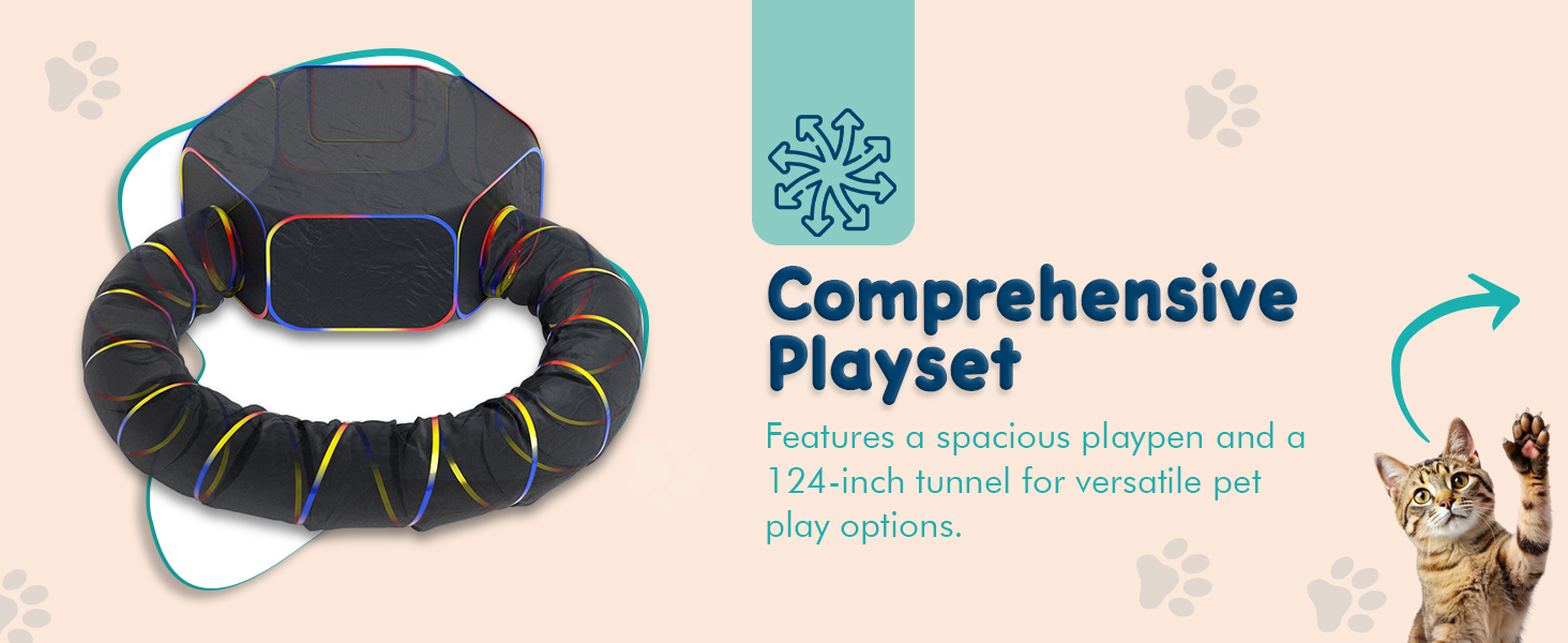 Kiddzery Pet Tunnel
