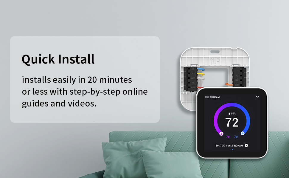 programmable thermostat wifi thermostats for home digital thermostat smart home devices