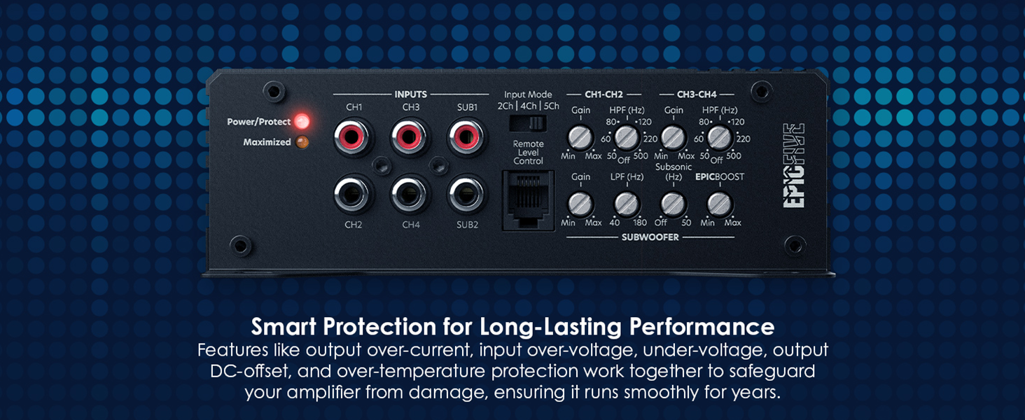 audiocontrol epic car amps