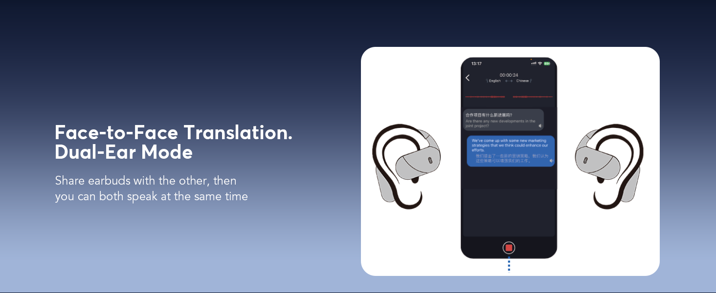 AI Language Translation Earbuds