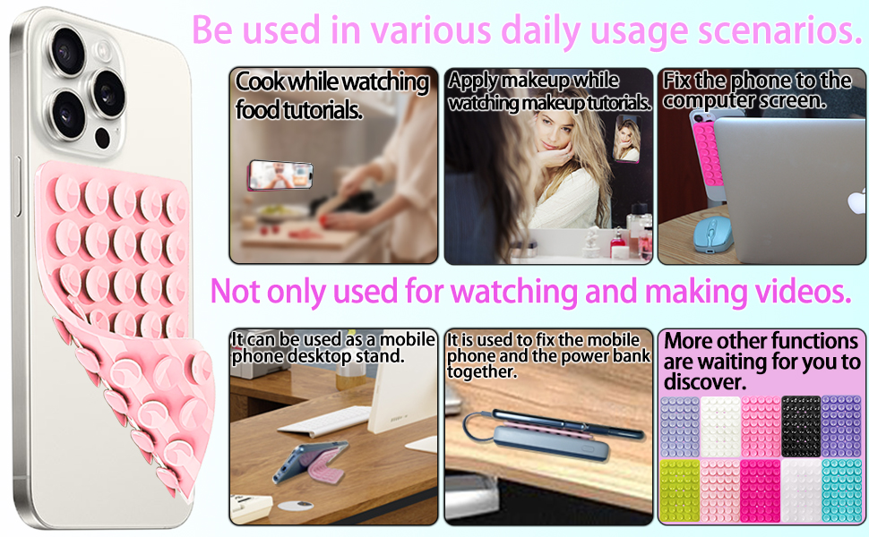 suction phone grip double sided