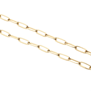 gold link chain necklace