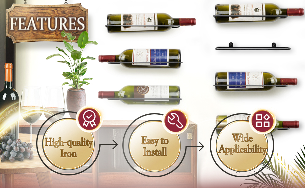 wine wall rack