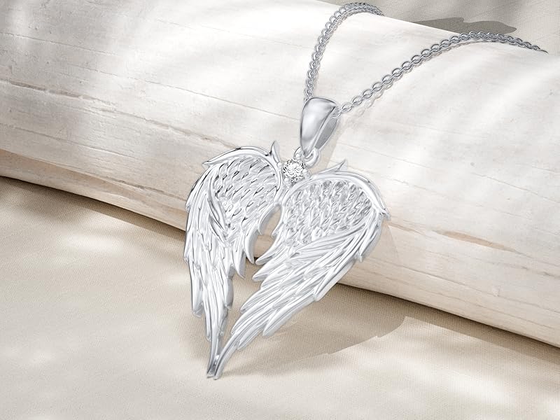 Diamond Angel Wing Necklace