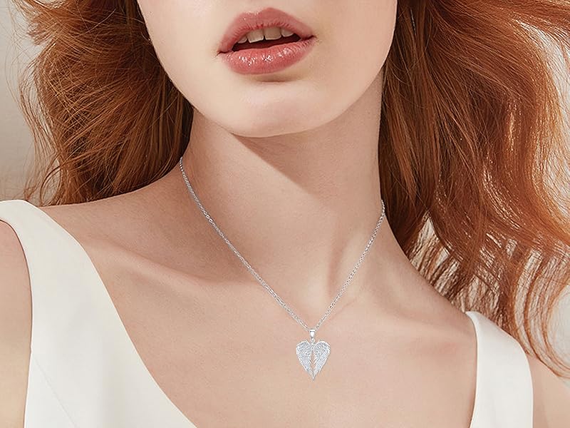 Diamond Angel Wing Necklace