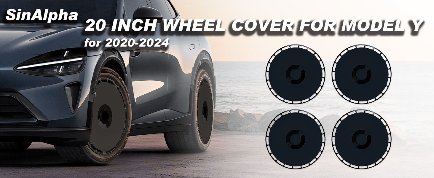 20 inch wheel covers for telsa model y 2020 2021 2022 2023 2024