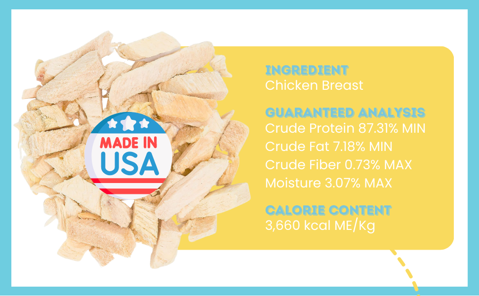 FREEZE DRIED CHICKEN USA 