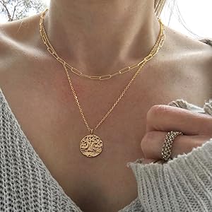 moon and star medallion necklace