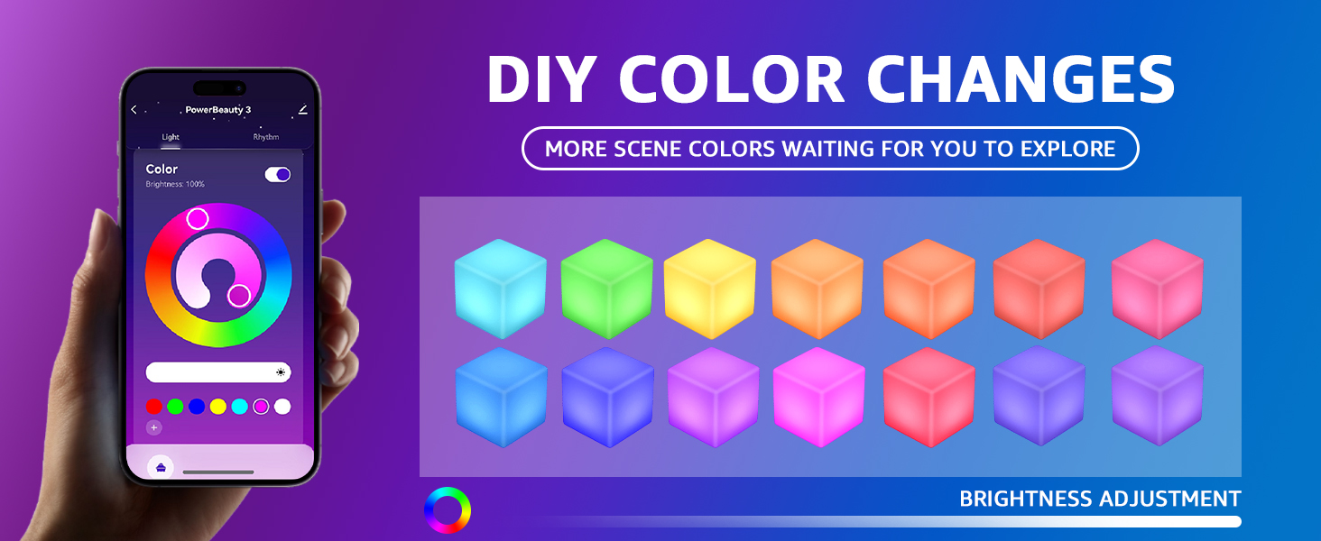 led cube lights