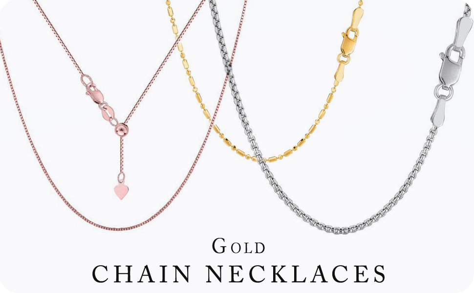 gold chain necklaces for men and women