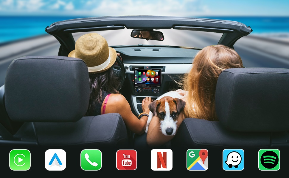 Double din car stereo 