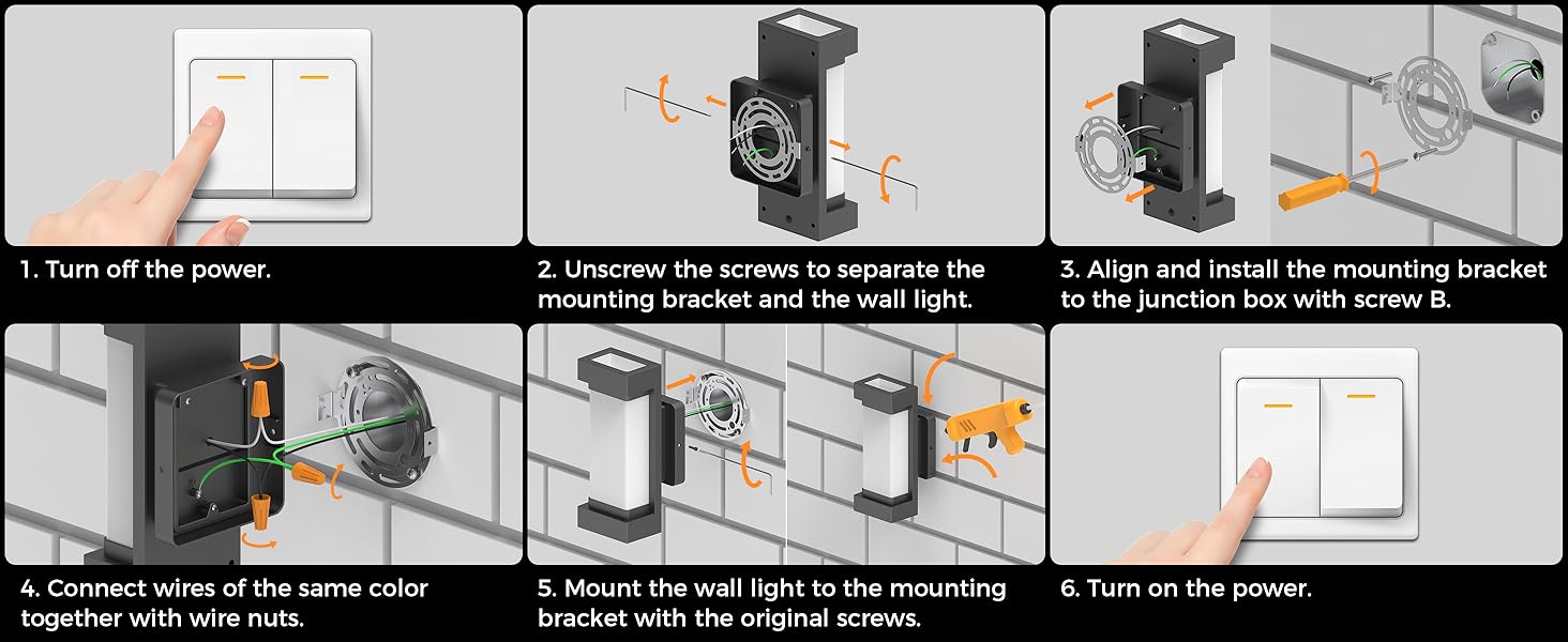 outdoor house lights wall mount