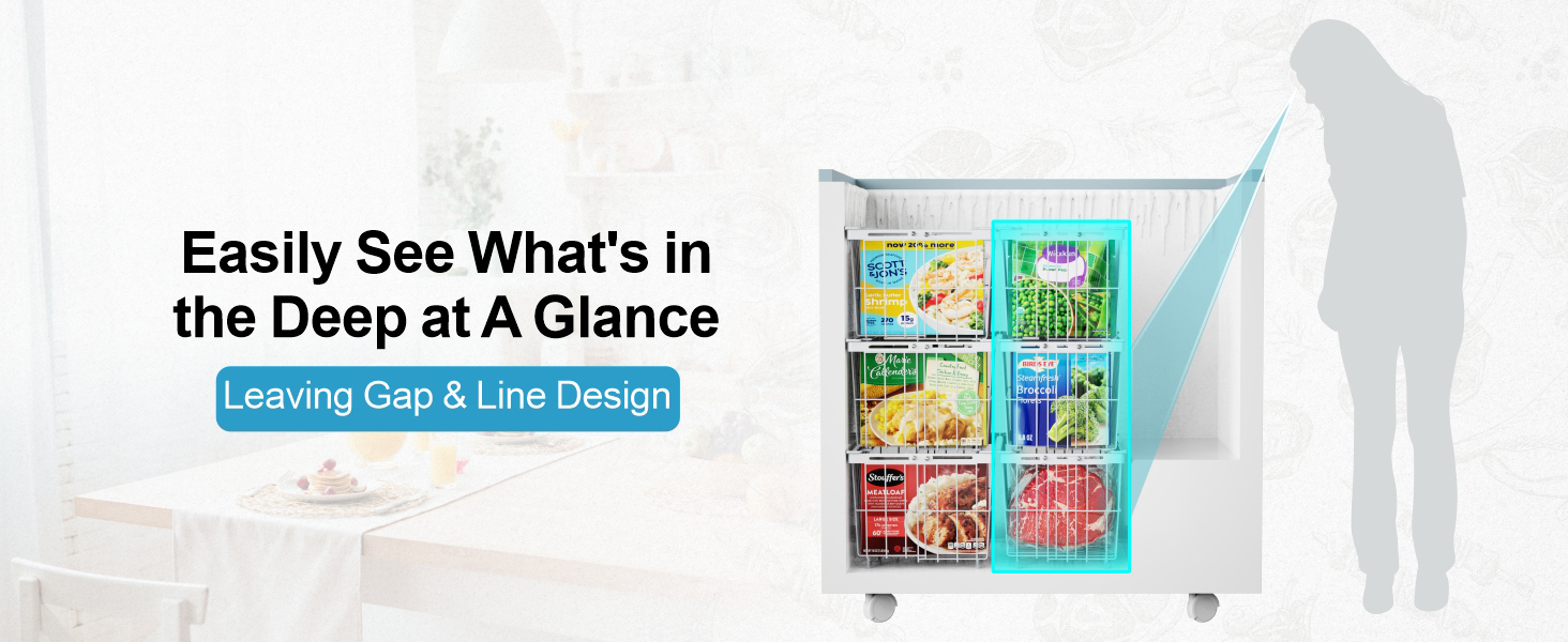 Freezer Organizer Bins