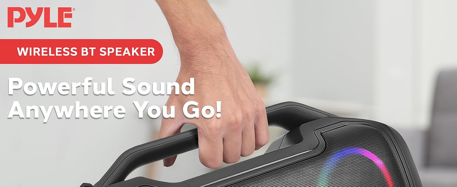 Wireless Portable Bluetooth Boombox Speaker