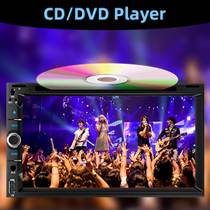 double din with cd/dvd player