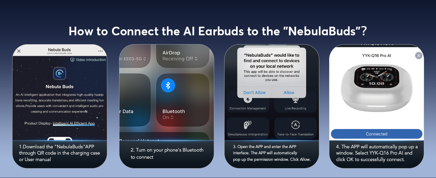 AI Language Translation Earbuds