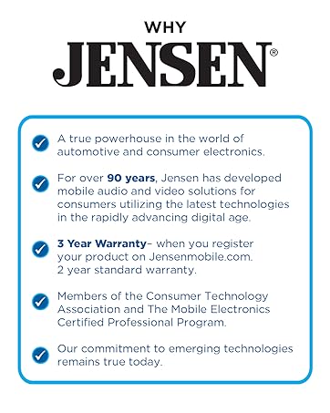 jensen car stereo radio apple carply android auto car 