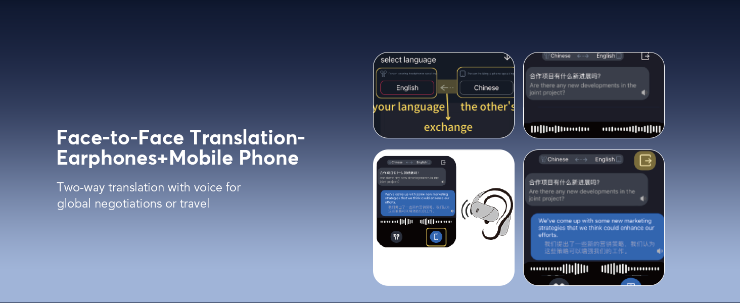 AI Language Translation Earbuds