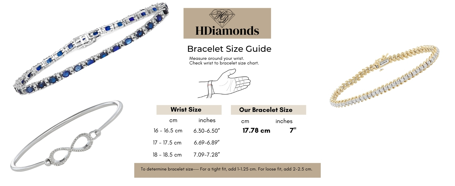 Bracelet Size guide