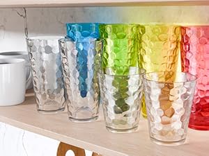 plastic drinking glasses
