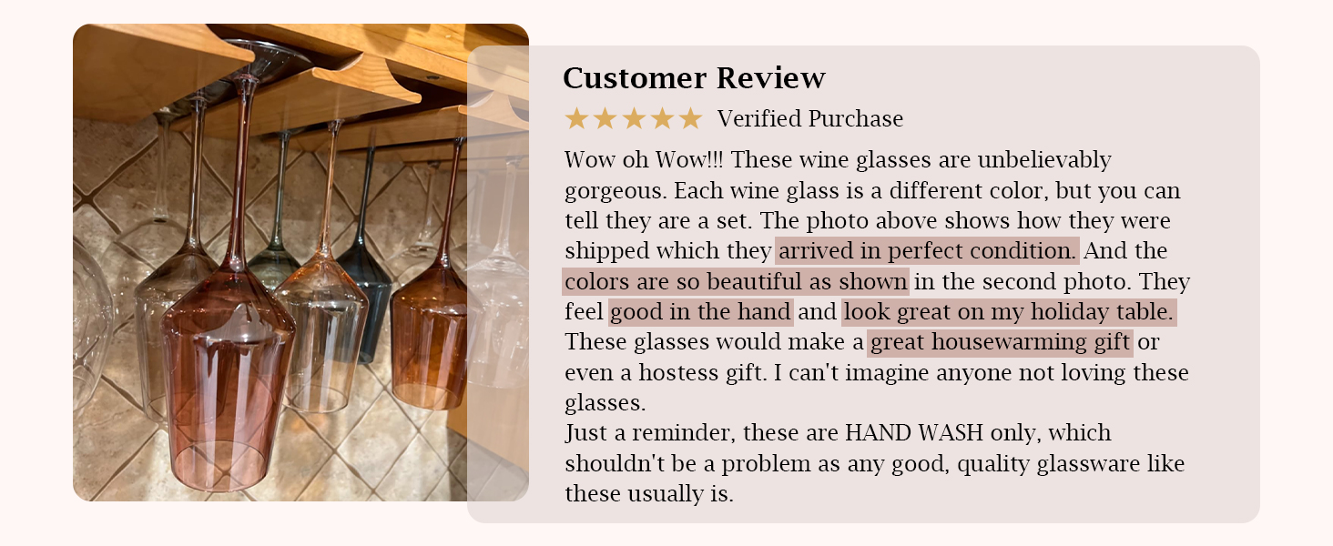 wine glasses